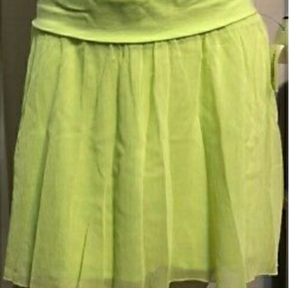 *NEW! AEROPOSTALE HIGH LOW SEMI SHEER SLIP ON SKIRT COVER UP SIZE SMALL G… - Picture 3 of 5